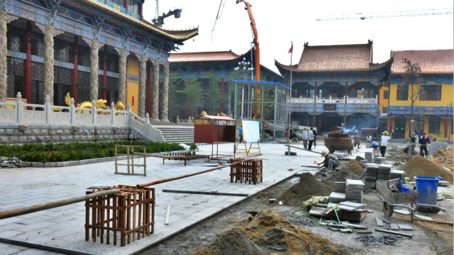 2015年7月5日，博山正觉寺建设进展