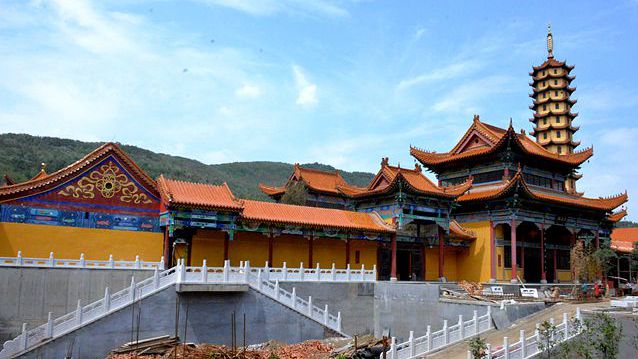 2015年6月24日，山东省博山正觉寺建设进展