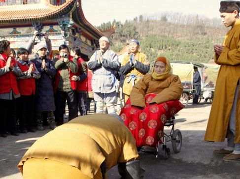 能行长老对弟子仁炟法师朝山的嘱托