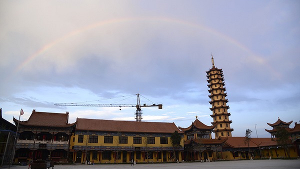 【寺院美景】正觉现彩虹