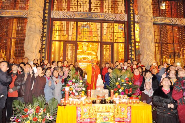 【新春祈福】博山正觉寺举行新春燃灯祈福法会